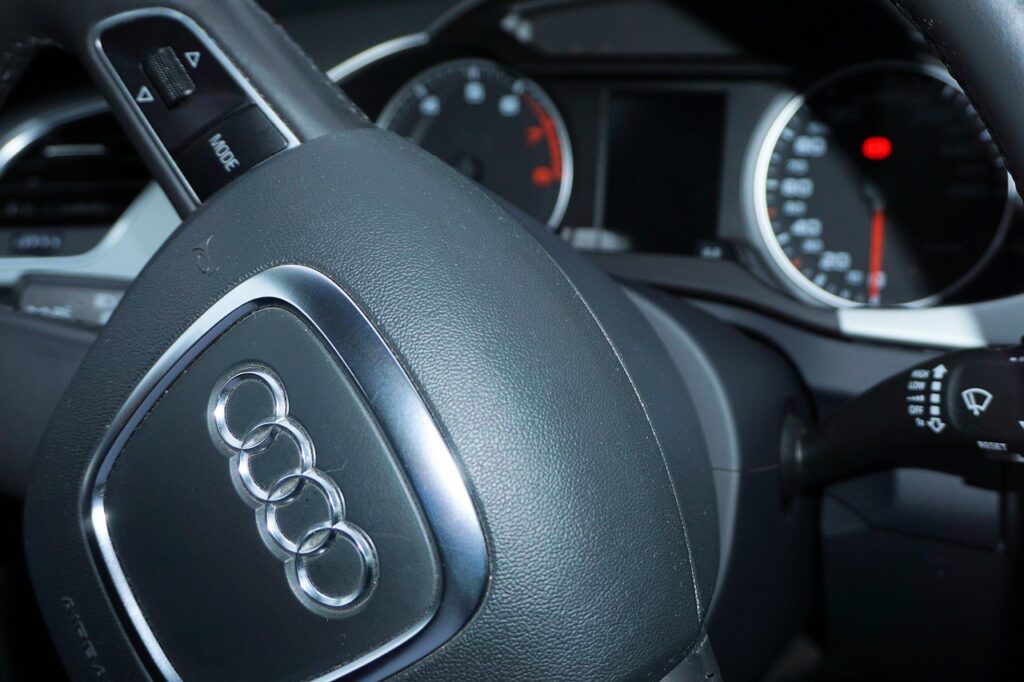 audi, steering wheel, car wallpapers, car, vehicle, automobile, dare, ride, inside